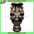 large bronze flower vase BASN-W038